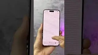 Как изменить ФОН в ЗАМЕТКАХ на iPhone #apple #iPhone #tips #tricks #technology