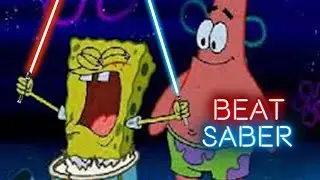 SpongeBob Squarepants Campfire song song | Beat Saber