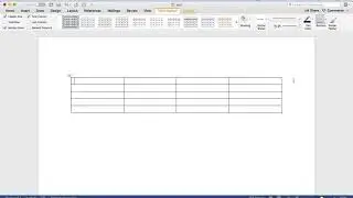 Insert table in Microsoft Word part 1 | Insert column or rows between, left, right, at the end...