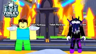 Я с другом прохожу бесконечный режим в Toilet Tower Defence