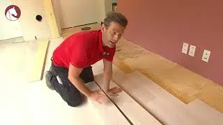 Glue down installation – wooden floor Lamett
