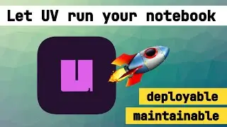 All your notebooks can be reproducible now thanks to UV
