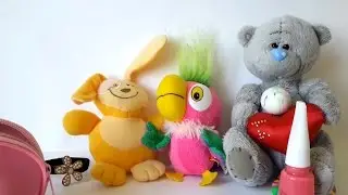 Попугай Кеша, Зайчонок и Мишка. Видео для малышей