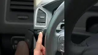 Checking oil level on a volvo