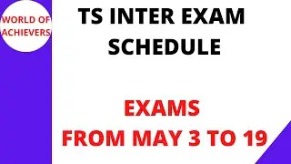 TS INTER EXAM DATES|TS INTER LATEST NEWS 2021|TS INTER NEW REDUCED SYLLABUS 2021|TS INTER BOARD NEWS