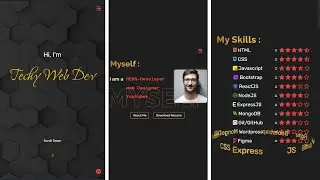 Make a beautiful React-JS Portfolio | Explained in 8 minutes | Code in description