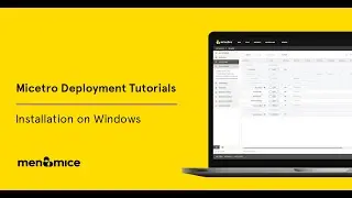 Installation on Windows - Micetro Deployment Tutorials