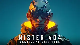 MISTER 404 - Dark Aggressive Cyberpunk Music Mix / Midtempo / Industrial / Sci Fi Electronic