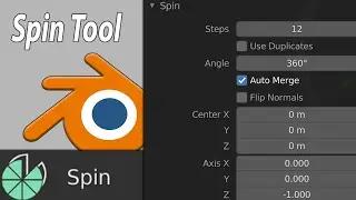 Use the Spin Tool in Blender!