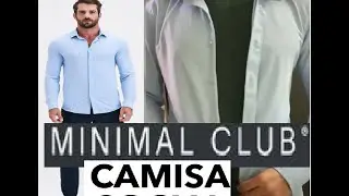 CAMISA SOCIAL MINIMAL CLUB VALE A PENA? CUPOM 12%