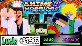 (SUMMER UPDATE) The BEST Luck & Dmg Accessory Builds To Use In Anime Warriors 3! Roblox