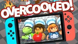 BURGERS 🍔 in Overcooked on Nintendo Switch - Cooperative Mode