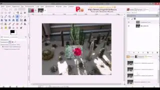 Плавающее выделение в GIMP