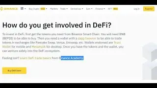 How To Buy DeFi Tokens - Binance Tips 