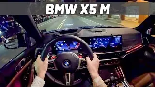 2024 BMW X5 M Competition | POV Night Drive