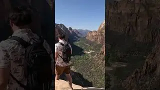 CRAZY ANGELS LANDING HIKE IN 60 SECONDS!