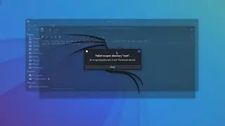 Cannot open directory 
