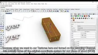 Intro to Rhino: Layers & Applying Textures / Matertials: Part 5