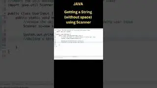 Getting String (without space) as user input using Scanner in Java 