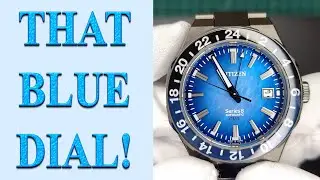 Citizen Series8 880 GMT Limited Edition NB6036-52N. BEST Blue Dial Watch!