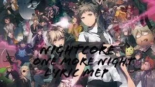 Nightcore one more night [lyrics] [mep]