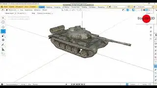 Советский танк (T-62) 3D Модель