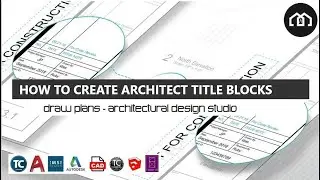 How To Create Architect Title Blocks for AutoCad & TurboCad | AutoCAD Tutorials | How To Use CAD