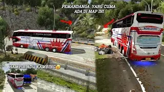 AKHIRNYA BISA MAIN DI MAP INI LAGI ‼️ Pemandangannya Bikin Nagih | BUSSID UPDATE 2024