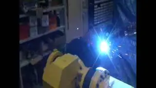 Welding of sector leads a small diameter
