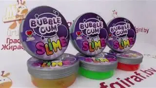 НОВЫЙ СУПЕР СЛАЙМ. ЗАМОРОЗИЛИ, РАСТВОРИЛИ, РАСТЯНУЛИ Бабл Гам  bubble gum SLIME