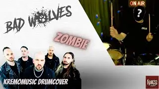 Bad Wolves Zombie Drum Cover【Face Reveal 😱】#nocap