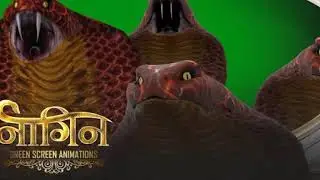 Naagin || Vishaka Red Cobra Snake Animation By QHD channel ||