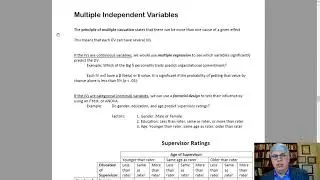 Modeling Multiple Independent Variables