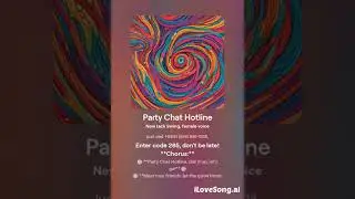Party Chat Hotline- New Jack Swing (Female Voice)