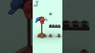 LEGO Hat Rack With Bench Speed Build 