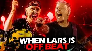 JAMES HETFIELD REACTION WHEN LARS ULRICH IS OFF BEAT LIVE (2024) #METALLICA