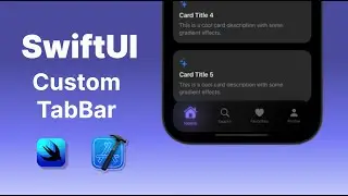 SwiftUI  How to Create a Stylish TabBar with Unique Animation