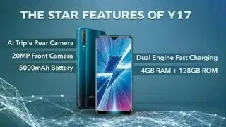 Vivo Y17 | 5000mAh Fast Charging Support