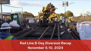 Red Line 6-Day Diversion Recap - November 5-10, 2024