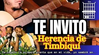 TE INVITO Tutorial Guitarra HERENCIA DE TIMBIQUÍ
