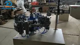 Four head rotary blow molding machine