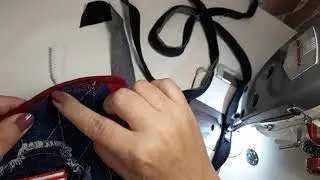 Кант для сумки из бельевой веревки.