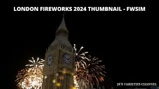 London Fireworks 2024 Thumbnail - FWsim #shorts