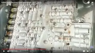 Valve body removal Ford expedition 2012 2013