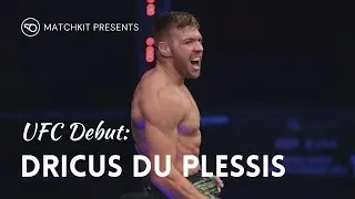 Dricus Du Plessis UFC debut.