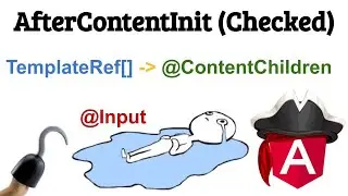 AfterContentInit & AfterContentChecked. ContentChild. Как передать шаблоны без Input