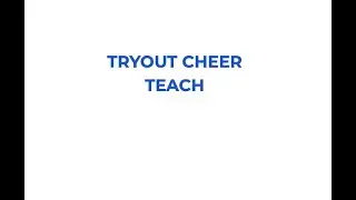 Tryout Cheer TEACH (2024-2025)