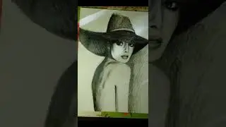 Модель Даутцен Крус #art #карандаш #мода #портрет #модель