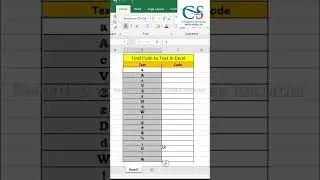 find character code in excel formula 