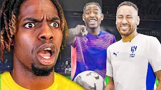 SV2 REACTS TO I Challenged Neymar Jr to a 1V1